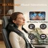 JCOTTON Neck and Shoulder Massager, Cordless Shiatsu Neck Massager with Heat Kneading Shoulder, Portable 3X Massager for Back and Shoulder Pain, Portable Massager for Home Outdoor view 4