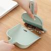 TOYANDONA Compact Desk Dustpan and Broom Set Mini Desktop Cleaning Tool Plastic Whisk Broom for Keyboard and Table Dust Removal Home Office Use view 4