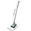 2 in 1 Floor Scrub Brush with Long Handle, Grout Brush, 120Rotatable Solubrilho Tile Cleaner, Magic Broom, Bathroom Brush Cleaner for Shower (Green) view 2