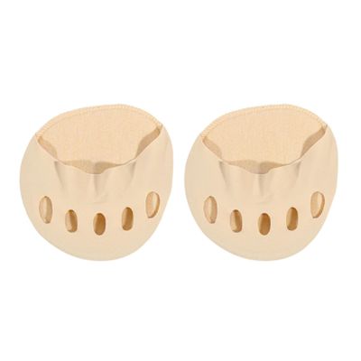 1-2 Pairs of Women's High-Heeled Shoes,Half-Soled Socks,Reusable Invisible Foot Pad for Toes Lining Socks(Skin Color-1Pair)