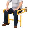Wall Mounted Fold Up Bath Seat with Secure Armrests,Waterproof Seat Benches Stool Chair, Shower Chair for Bathrooms view 1