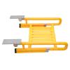 Wall Mounted Fold Up Bath Seat with Secure Armrests,Waterproof Seat Benches Stool Chair, Shower Chair for Bathrooms view 4