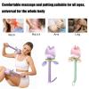 Mugwort Massage Hammer, Plum Blossom Hammer for Scalp, Tulip Wormwood Massage Hammer, Sweat-Absorbent Breathable Skin-Friendly Soft, Relax Muscles, for Home, Office (C#6) view 3