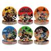 60Pcs Dirt Bike Birthday Paper Plates 7" Motocross Heavy Duty Paper Plates view 1