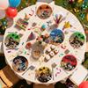 60Pcs Dirt Bike Birthday Paper Plates 7" Motocross Heavy Duty Paper Plates view 3