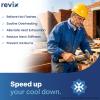 REVIX Large Neck Cooling Tube, 30% Thicker Ice Ring, Navy view 3