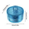 Denture Case Portable, Slim Soaking Container, Leak Proof Tooth Box with Travel Friendly Design, Cleaning Storage with Material, Care Accessory for Man Woman Adults Kids Bathroom Use view 2