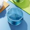 Denture Case Portable, Slim Soaking Container, Leak Proof Tooth Box with Travel Friendly Design, Cleaning Storage with Material, Care Accessory for Man Woman Adults Kids Bathroom Use view 3