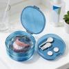 Denture Case Portable, Slim Soaking Container, Leak Proof Tooth Box with Travel Friendly Design, Cleaning Storage with Material, Care Accessory for Man Woman Adults Kids Bathroom Use view 4