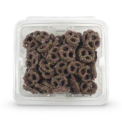 Carlotta's Bakery Chocolate Covered Pretzel Bites - Milk Chocolate & Pastel Nonpareils - 1 lb