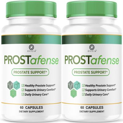 (2 Pack) Prostafense Capsules - Official Prostafense Pills Advanced Premium Formula Support Maximum Strenght, All Natural Ingredients Reviews for Overall Health & Wellness, 120 Capsules for 2 Months