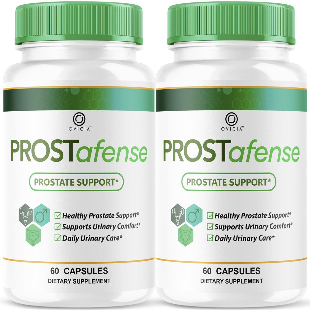 (2 Pack) Prostafense Capsules - Official Prostafense Pills Advanced Premium Formula Support Maximum Strenght, All Natural Ingredients Reviews for Overall Health & Wellness, 120 Capsules for 2 Months