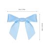 VILLFUL 100pcs Small Polyester Ribbon Bows with Twist Ties, Mini Fabric Wrap Bows for Party Decorations, Wedding Favors, Treat Bag Sealing, DIY Craft Supplies view 2