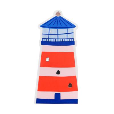 Daydream Society Seaside - Guest Napkins - Lighthouse Design - Paper Napkins with Red, White and Blue Colors - Pack of 16 - For Birthdays, Parties and more