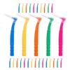 30pcs Interdental Brushes with Ergonomic Small Brush Heads Portable Toothbrush Set for Teeth Cleaning Between Braces and Oral Care for Adults with Handles view 1