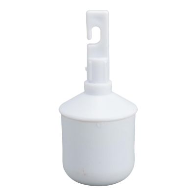 Mrisata White Rolling Ball Cane Tip, Hook Type Replacement Accessory for Blind Walking Cane and Walking Stick, Ideal for Manmade Roads, for Concrete Asphalt Gravel