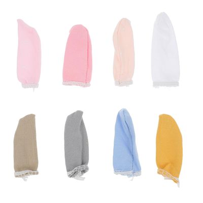 INOOMP Breathable Cotton Finger Toe Cots Finger Protective Covers 30pcs Set Thickened Sweat-Absorbent Fingertips Protectors for First Aid and Skin Protection