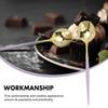 Purple Disposable Party Cutlery Set, 24pcs Plastic Dessert Utensils view 2
