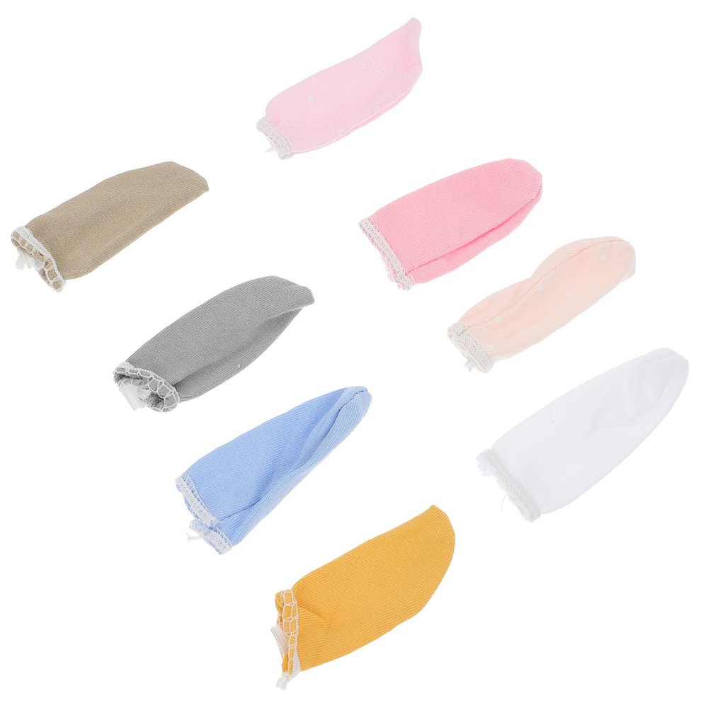 HEMOTON Breathable Cotton Finger Cots Sweat-Absorbent Fingertips Protector 30pcs Pack Thickened Anti-wear Finger Covers for First Aid and Daily Protection