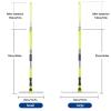 Silicone Broom, with 51 Long Handle Magic Broom Squeegee, Squeegee Broom for Floor for Concrete Floor,Bathroom Tile,Large:50130cm view 2