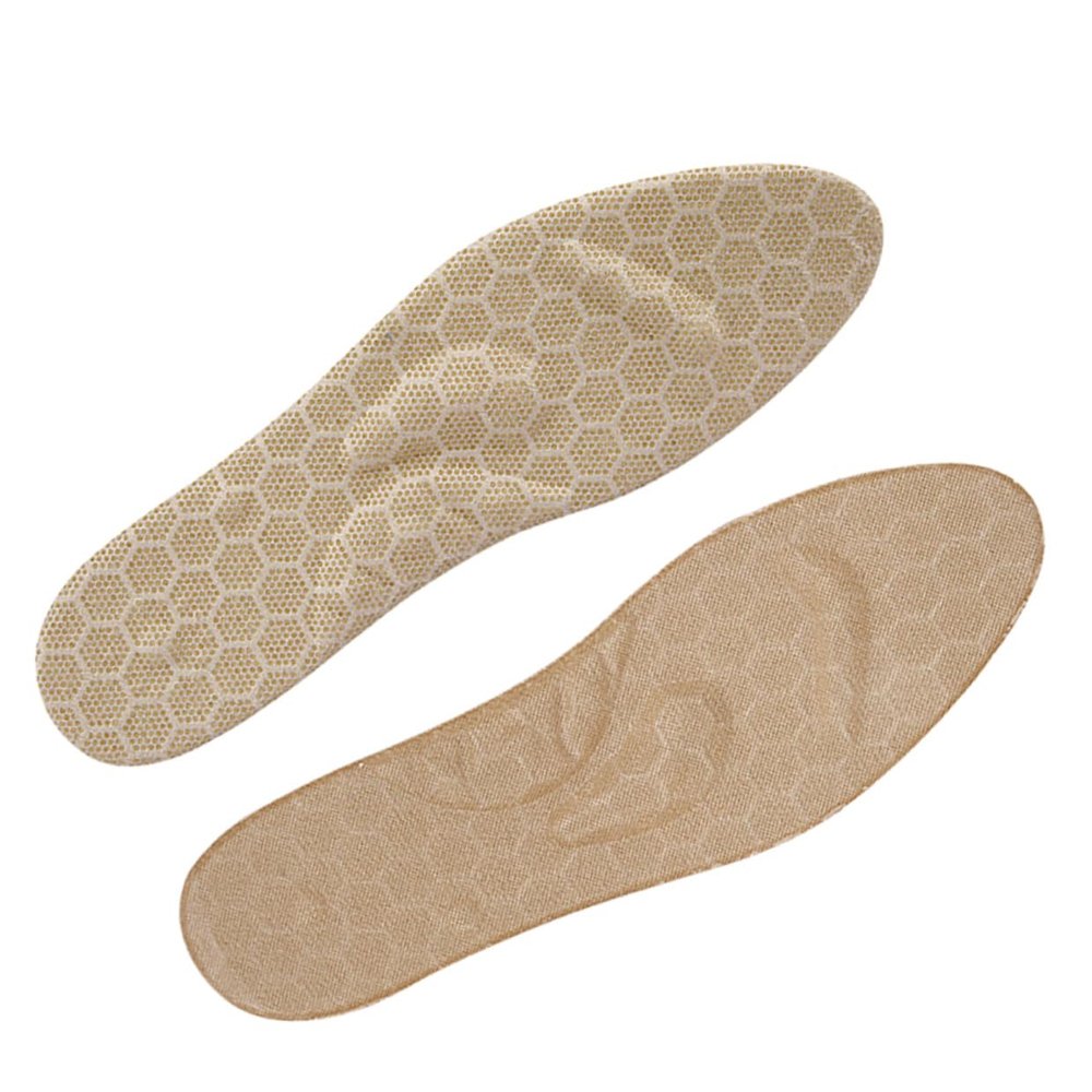 FESTFENDS Cuttable Gel Shoe Insoles with Self-Adhesive Massage Dots Sweat-Absorbing Foot Inserts for Men and Women Size L (47-50) Comfortable Cushioning for Sports and Daily Wear