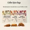 Coffee Spice Bags Variety Box (12) Coffee & Espresso Infusion Sachets and Flavor Ehancers | Arabic, Caf de Olla, & Chai | Coffee Syrup Alternative or Complement | Zero Sugar/Caffeine view 2