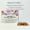 Coffee Spice Bags Variety Box (12) Coffee & Espresso Infusion Sachets and Flavor Ehancers | Arabic, Caf de Olla, & Chai | Coffee Syrup Alternative or Complement | Zero Sugar/Caffeine view 4