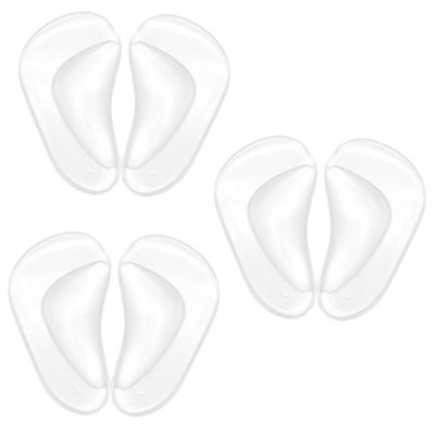 SOIMISS 3 Pair Womens Forefoot Pads High Heels Insoles Triangle Shaped Ball of Foot Cushions Arch Support Adhesive Inserts for Relief and Comfort