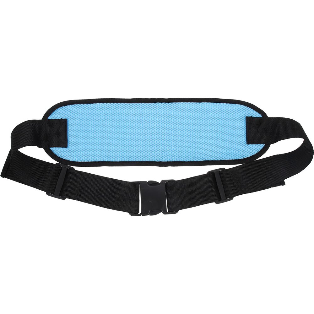 Tofficu Adjustable Leg Strap for Elderly Patient Safety Fixed with Elastic Small Calf Band Blue Thin Design