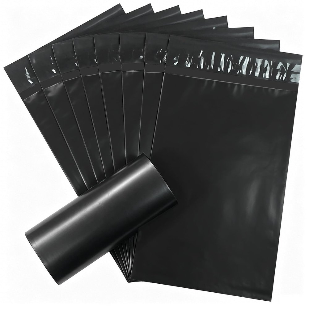 100 PCS Sanitary Napkin Disposal Bags, Feminine Hygiene Disposal Bags for Tampons and Pads, Block Odors, Self-Sealing Seals, 10.6 * 5.9 Inch (Black)