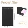 100 PCS Sanitary Napkin Disposal Bags, Feminine Hygiene Disposal Bags for Tampons and Pads, Block Odors, Self-Sealing Seals, 10.6 * 5.9 Inch (Black) view 2
