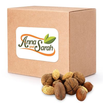 10 Lbs Premium Mixed Nuts in Shell,Walnuts,Pecans,Almonds,Hazelnuts (NO BRAZIL NUT)