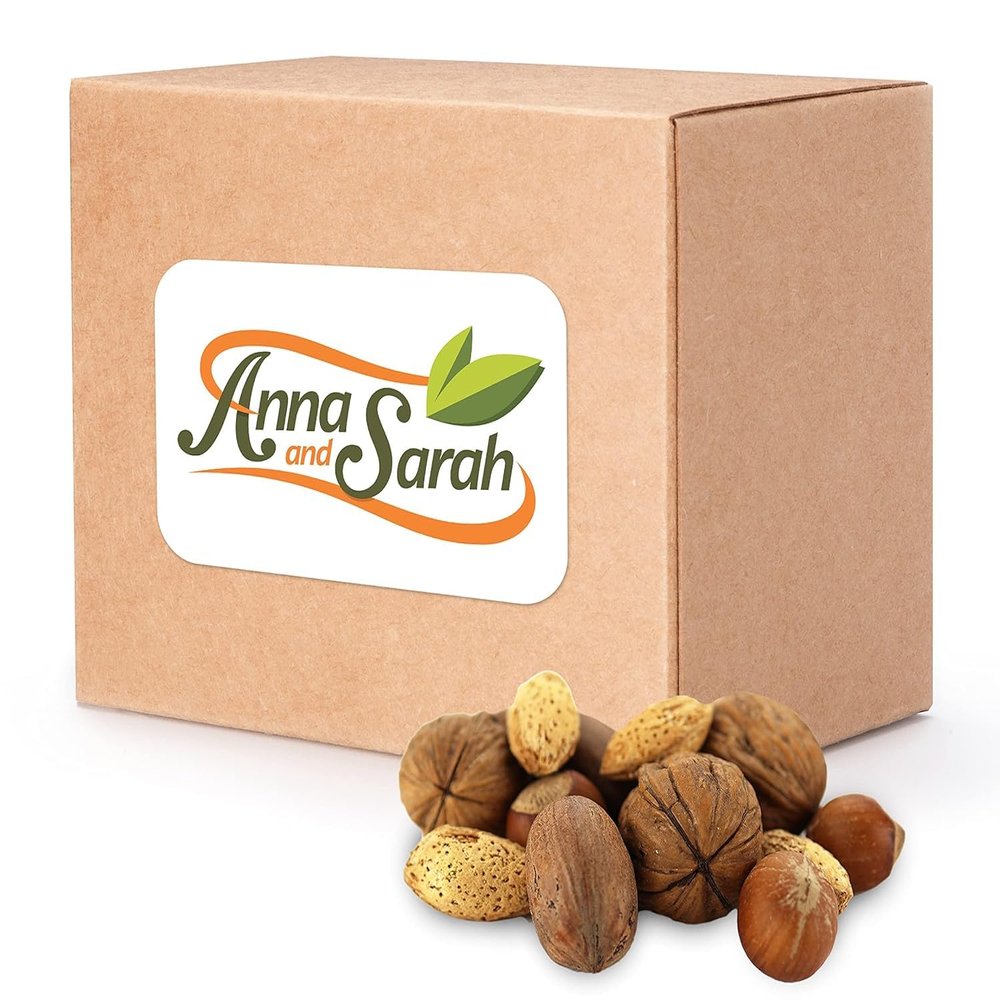 10 Lbs Premium Mixed Nuts in Shell,Walnuts,Pecans,Almonds,Hazelnuts (NO BRAZIL NUT)