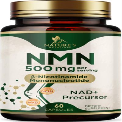 NMN Supplement - -Nicotinamide Mononucleotide (NMN) 500 mg Per Serving - Pure NMN Formula - NAD+ Precursor Supplement - Cellular Energy & NAD Support - Vegan Capsules - Bottled in USA - 60 Capsules