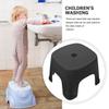 Wakauto 2pcs Plastic Foot Stool Non-Slip Step Stool for Adults and Bathroom Support Low Height Household Stepping for Shoe Changing and Potty Training view 3