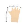ROMISBABA Arthritis Compression Gloves Half Finger Non-slip Nylon Gloves for Adults for Hand Swelling and Joint Support view 2