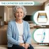 Female External Catheter System with Suction Soft Skin-Friendly Material, Leak-Resistant External Urine Collection, Compatible with Most Drainage Systems, Individually Wrapped 30 Pack view 3