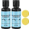 2026 Upgraded Eyeglass Scratch Remover, Phone Screen Repair, Lens Polishing Cream with Professional Buffing Sponge, Eyeglass Cleaner Spray, Nano Glass Design Restorer for Screen Watch Daily (2pcs) view 1