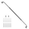Anti-Slip Shower Grab Bar 48 Inch, ZUXET Brushed Nickel Extra Long Handicap Grab Bar w/Knurled Grip, Stainless Steel Bathroom Handrail for Toilet Shower Bathtub, Safety Support Bar for Seniors Elderly view 1