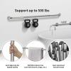 Anti-Slip Shower Grab Bar 48 Inch, ZUXET Brushed Nickel Extra Long Handicap Grab Bar w/Knurled Grip, Stainless Steel Bathroom Handrail for Toilet Shower Bathtub, Safety Support Bar for Seniors Elderly view 3