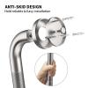 Anti-Slip Shower Grab Bar 48 Inch, ZUXET Brushed Nickel Extra Long Handicap Grab Bar w/Knurled Grip, Stainless Steel Bathroom Handrail for Toilet Shower Bathtub, Safety Support Bar for Seniors Elderly view 4
