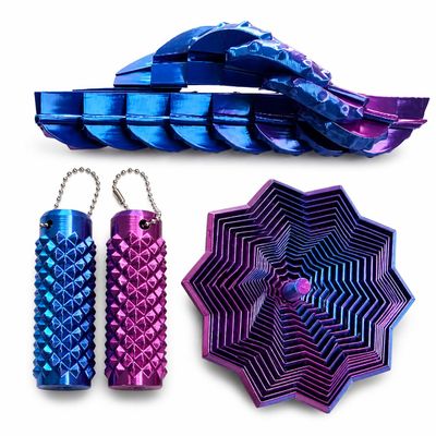 3-in-1 Fidget Toy Set, Expandable Transform Ball, Click Sound Fidget Star & Textured Roller Sticks, Stress Relief Toys for Anxiety, Desk Toys for Teens & Adults