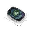 Square Round Pill Case Bright Cabbage Pill Box Daily 2 Compartment Travel Pill Container for Pocket Purse Portable Medicine Cod Liver Oil Storage Box 2 Times a Day Pill Organizer view 3
