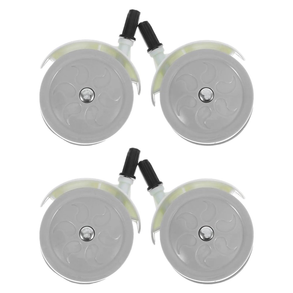 12Pcs Universal Replacement Wheels For Stroller Caster Detachable Plug-in Style Quiet Swivel Movement