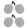 12Pcs Universal Replacement Wheels For Stroller Caster Detachable Plug-in Style Quiet Swivel Movement view 1