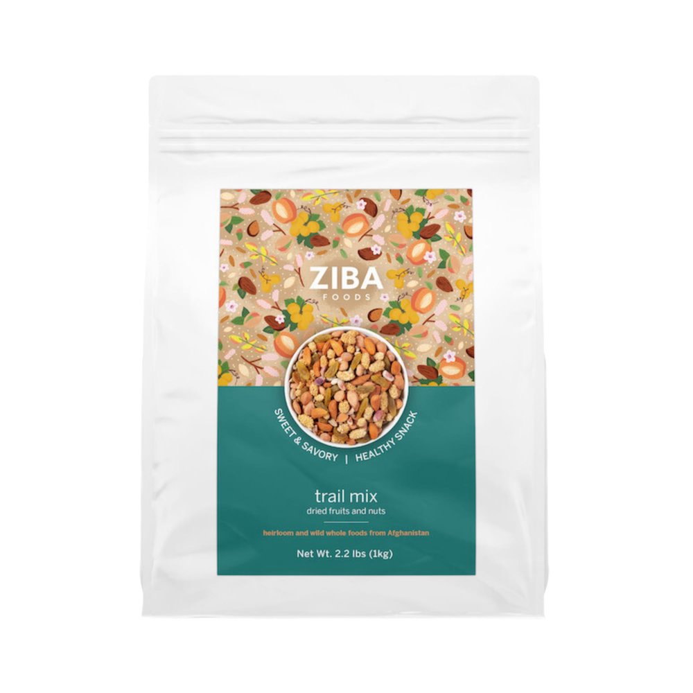 Ziba Foods Trail Mix - Sweet Apricot Kernels, Mulberries, Raisins, Almonds & Pistachios - Non-GMO, Vegan, Whole 30 Friendly & Paleo - High in Fiber, Iron & Antioxidants | Sweet & Savory Snack, 2.2 lbs