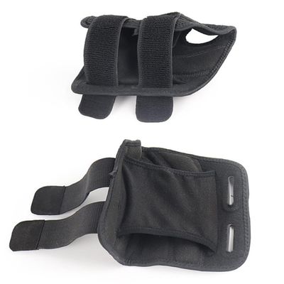 Hohopeti Breathable Adjustable Wrist Brace with Splint, Right Hand Large Wrist Support Brace for Carpal Tunnel Compression and Sprain Stabilization, Black
