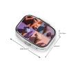 Square Round Pill Case Four Ice Creams Pill Box Daily 2 Compartment Travel Pill Container for Pocket Purse Portable Medicine Cod Liver Oil Storage Box 2 Times a Day Pill Organizer view 3