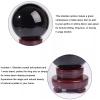 Zccrroke Natural Black Obsidian Sphere Healing Crystal Ball with Stand for Reiki, Meditation, Feng Shui, Home & Office Table Decor Gemstone Specimen,80mm view 2