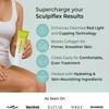 SCULPIFLEX Original 3-in-1 Body Sculpting Machine for Firmer-Looking Skin Lymphatic Drainage Massager & Cellulite Massage Tool for Stomach, Arms, Legs, and Thighs + 3X Gel view 4